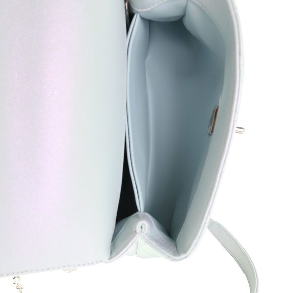 Chanel Iridescent Blue Quilted Caviar Mini Coco Top Handle Flap Bag - Picture 8 of 8